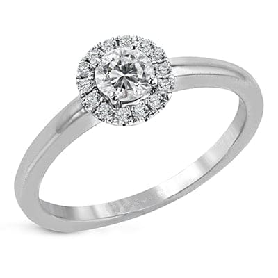 The Halo Crown Engagement Ring EFNGR106