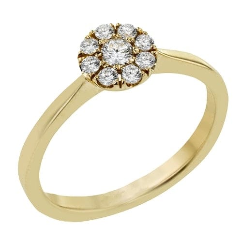 Flower style Engagement Ring EFR131