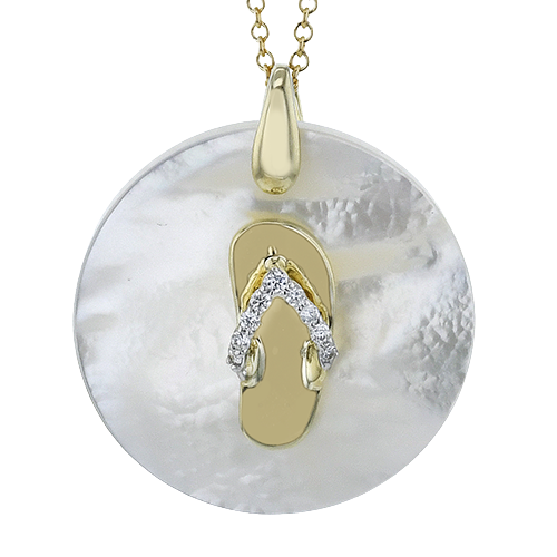Mother Of Pearl Amulette Pendant EFP1210