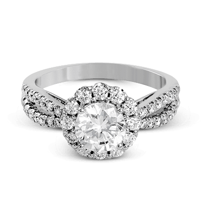 The Halo Crown Engagement Ring EFR1346