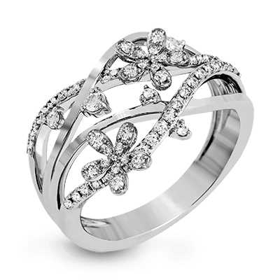 Floral Garden Right Hand Ring EFR1348