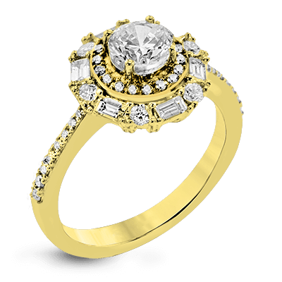 The Halo Crown Engagement Ring EFR1376