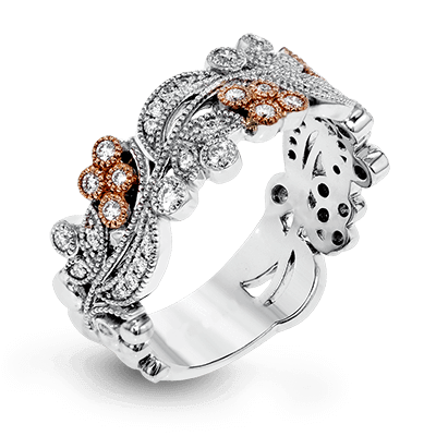 Modern Floral Right Hand Ring EFR1398