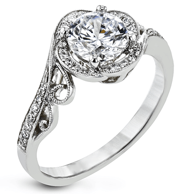 The Flower Halo Engagement Ring EFR1469