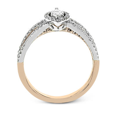 Marquise and Halo Engagement Ring EFR1691