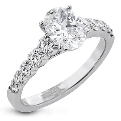Oval Solitaire  Engagement Ring EFR2300