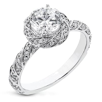 The Flower Halo Engagement Ring EFR2351