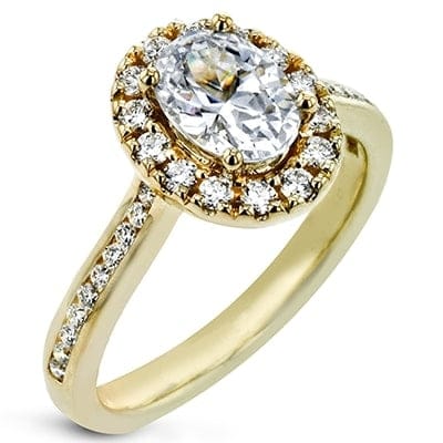 Oval Engagement ring EFR32CHER