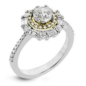unique halo engagement rings